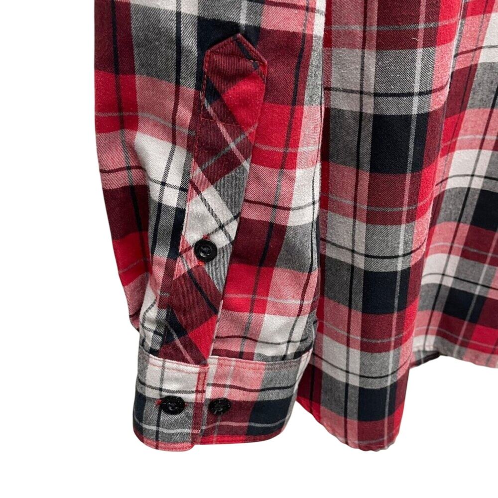 Columbia Omni-Wick Red Plaid Long Sleeve Shirt Men’s Size XL - Picture 12 of 12